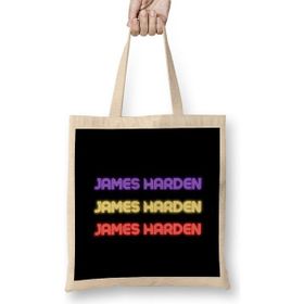 Humuts James Harden Basketball Gifts Vintage Retro Rainbow Quotes For Boys And Dad Bez Uzun Saplı Açık Bej Rengi Çanta