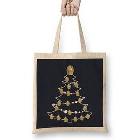 Humuts Jason Voorhees Friday 13TH Christmas Tree Baubles Uzun Saplı Açık Bej Bez Çanta