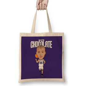 Humuts Jason Williams White Chocolate Uzun Saplı Açık Bej Bez Çanta