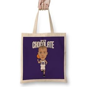 Humuts Jason Williams White Chocolate Uzun Saplı Açık Bej Bez Çanta