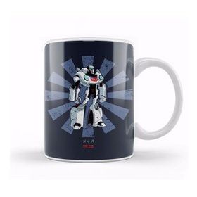 Humuts Jazz Transformers Retro Japanese Beyaz Kupa