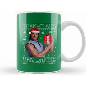 Humuts Jean Claus Van Damme Christmas Knit Beyaz Kupa
