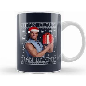 Humuts Jean Claus Van Damme Christmas Knit Beyaz Kupa