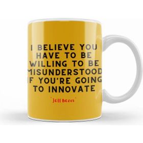 Humuts Jeff Bezos Quotes Entrepreneurs Motivation Inspiration Success Work Gifts Beyaz Kupa