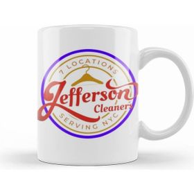 Humuts Jefferson Retro Rainbow Style Beyaz Kupa