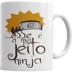 Humuts Jeito Ninja Naruto Beyaz Kupa