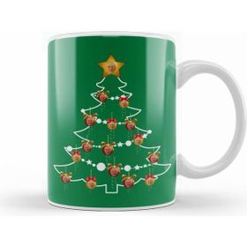 Humuts Jeremy Corbyn Labour Party Christmas Tree Baubles Beyaz Kupa