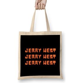 Humuts Jerry West Basketball Gifts Vintage Retro Rainbow Quotes For Boys And Dad Bez Uzun Saplı Açık Bej Rengi Çanta