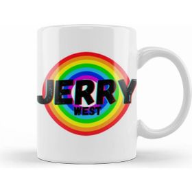 Humuts Jerry West Basketball Gifts Vintage Retro Rainbow Quotes For Boys And Dad Kupa Bardak
