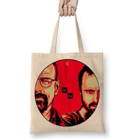 Humuts Jesse Pinkman Breaking Bad Uzun Saplı Açık Bej Bez Çanta