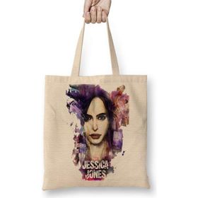 Humuts Jessica Jones Marvel Uzun Saplı Açık Bej Bez Çanta