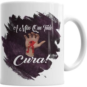 Humuts Jesus A Mao Que Tudo Cura Beyaz Kupa