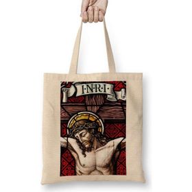 Humuts Jesus Bez Uzun Saplı Açık Bej Rengi Çanta
