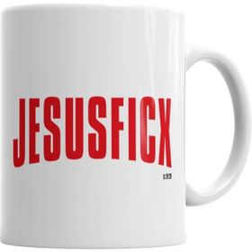 Humuts Jesuscx Jesus Fique Beyaz Kupa