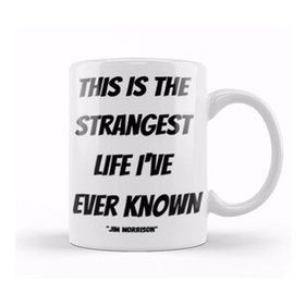 Humuts Jim Morrison Quotes Gift Vintage Retro Rainbow Style Beyaz Kupa