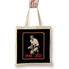 Humuts Jimmy Greaves Rıp Uzun Saplı Açık Bej Bez Çanta