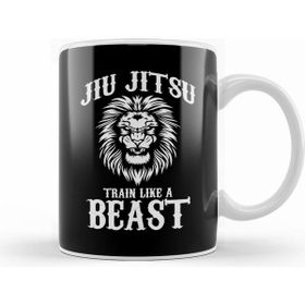 Humuts Jiu Jitsu Train Like A Beast Brazilian Bjj Mma Beyaz Kupa