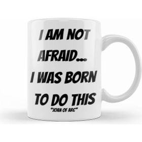 Humuts Joan Of Arc Quotes Gifts Vintage Retro Rainbow Style Beyaz Kupa