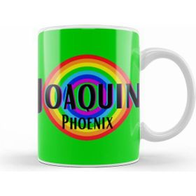 Humuts Joaquin Phoenix Retro Rainbow Style Beyaz Kupa