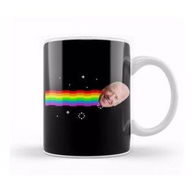 Humuts Joe Biden Nyan Cat Beyaz Kupa