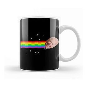 Humuts Joe Biden Nyan Cat Beyaz Kupa
