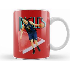 Humuts Joe Ingles Vintage Art Legend Basketball Gift Beyaz Kupa