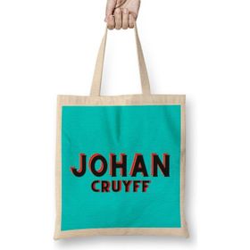 Humuts Johan Cruyff Art Gift Açık Bej Uzun Saplı Bez Çanta