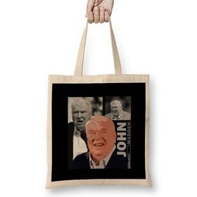 Humuts John Madden Memories Açık Bej Uzun Saplı Bez Çanta