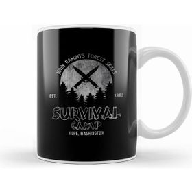 Humuts John Rambo Forest Skills Survival Camp First Blood Beyaz Kupa