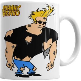 Humuts Johnny Bravo Beyaz Kupa