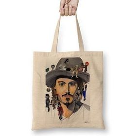 Humuts Johnny Depp No Back Bez Kadın Günlük Çanta