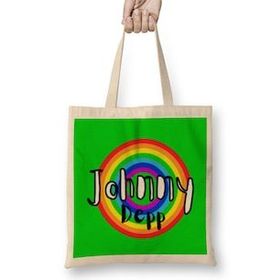 Humuts Johnny Depp- Retro Rainbow Style Bez Kadın Günlük Çanta