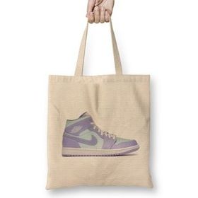 Humuts Jordan 1 Mid Purple Aqua Bez Kadın Günlük Çanta