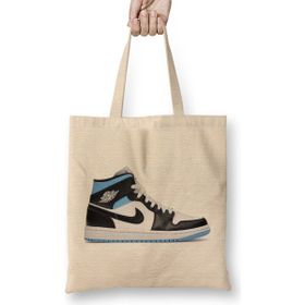 Humuts Jordan 1 Mid University Black White Bez Kadın Günlük Çanta