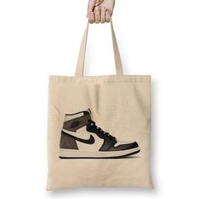 Humuts Jordan 1 Retro High Dark Mocha Bez Kadın Günlük Çanta