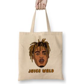 Humuts Juice Wrld 02 Açık Bej Uzun Saplı Bez Çanta