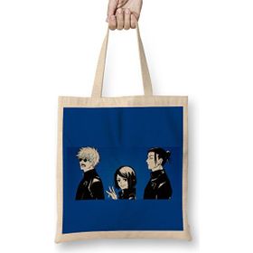 Humuts Jujutsu Kaisen Anime Açık Bej Uzun Saplı Bez Çanta