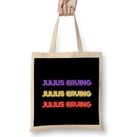 Humuts Julius Erving - Basketball Gifts Vintage Retro Rainbow Quotes For Boys And Dad Bez Kadın Günlük Çanta