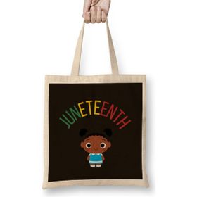 Humuts Juneteenth Juneteenth Juneteenth 2021 1865 Açık Bej Uzun Saplı Bez Çanta