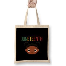 Humuts Juneteenth Juneteenth Juneteenth 2021 1865 Açık Bej Uzun Saplı Bez Çanta