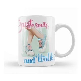 Humuts Just Smile And Walk Kupa Bardak