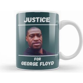 Humuts Justice for George Floyd 4 Black Lives Matter Kupa