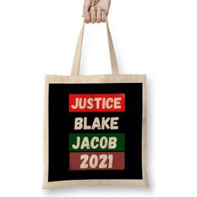 Humuts Justice For Jacob Blake 2022 Black Lives Matter Bez Kadın Günlük Çanta