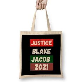 Humuts Justice For Jacob Blake 2022 Black Lives Matter Bez Kadın Günlük Çanta