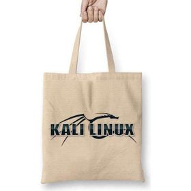 Humuts Kali Linux Açık Bej Uzun Saplı Bez Çanta