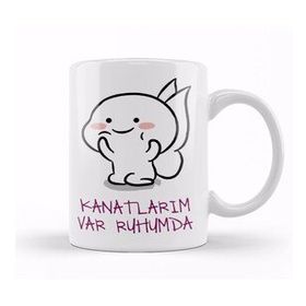 Humuts Kanatlarım Var Ruhumda Komik Kupa