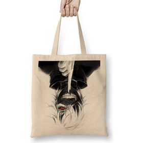 Humuts Kaneki Tokyo Ghoul Açık Bej Uzun Saplı Bez Çanta