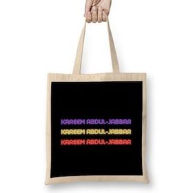 Humuts Kareem Abdul-Jabbar - Basketball Gifts Vintage Retro Rainbow Quotes For Boys And Dad Bez Kadın Günlük Çanta