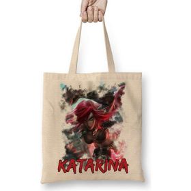 Humuts Katarina League Of Legends Açık Bej Uzun Saplı Bez Çanta