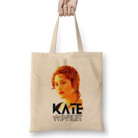 Humuts Kate Wınslet Açık Bej Uzun Saplı Bez Çanta